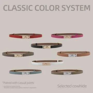 FENLDY Adjustable Thin Belts for Women Chic Fashionable Style