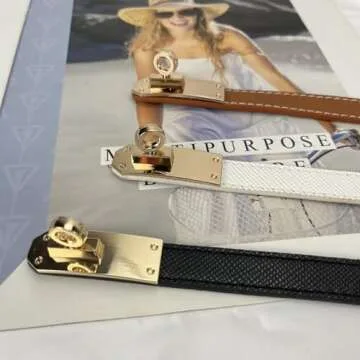 FENLDY Adjustable Thin Belts for Women Chic Fashionable Style