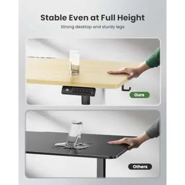 Marsail Electric Standing Desk - Adjustable & Durable Height Desk