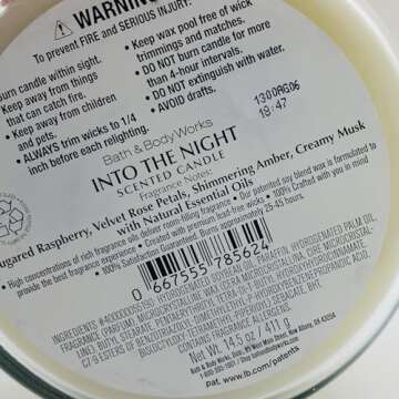 Bath and Body Works Into The Night 14.5oz 3 Wick Candle