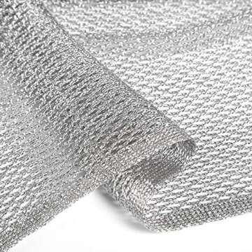 La Ceida Glitter Crochet Mesh Bikini Cover Up for Women