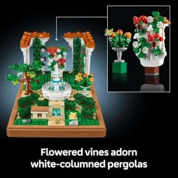 LEGO Icons Fountain Garden Set for Adults - 10359