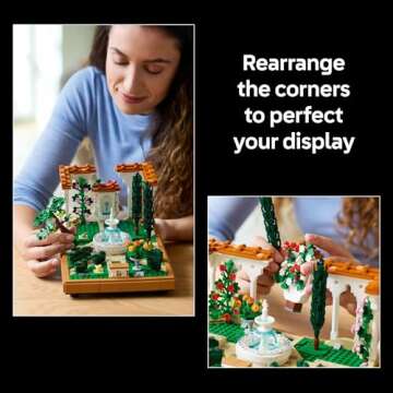 LEGO Icons Fountain Garden Set for Adults - 10359