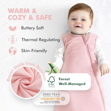 HAPIU Bamboo Rayon Baby Sleep Sack TOG 1.0 2-Way Zipper