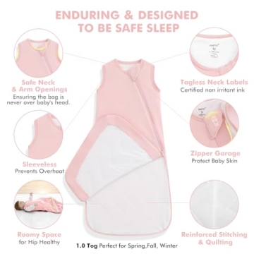 HAPIU Bamboo Rayon Baby Sleep Sack TOG 1.0 2-Way Zipper