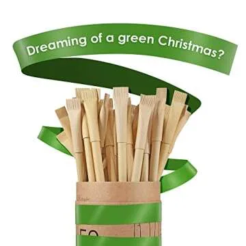 Agile Home and Garden Eco-Friendly Pens - Recycled Paper Pen Set, Eco-Friendly Ink Pens, Pack of 50 Eco Pens - Eco-Friendly School Supplies, Eco Office Supplies Ink Pens