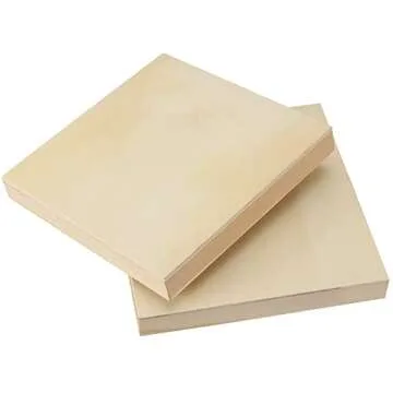 Durable 8x8 Wood Canvas Boards for Artists & Crafters
