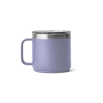 YETI Rambler 14 oz Stackable Mug, Vacuum Insulated, Stainless Steel with MagSlider Lid, Cosmic Lilac