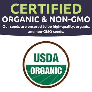 Organic Sweet Pepper Seeds Variety Pack - 6 Non-GMO Packs