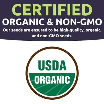 Organic Sweet Pepper Seeds Variety Pack - 6 Non-GMO Packs