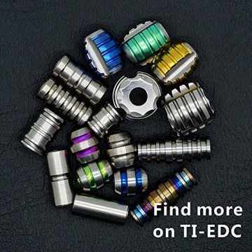 Quality Titanium Lanyard Beads for Outdoor Gear