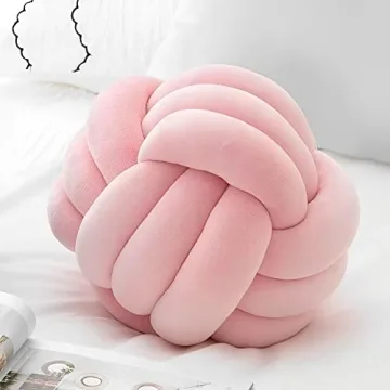 KEBAIHUA Knot Ball Pillow - Soft Plush Home Decor for Kids