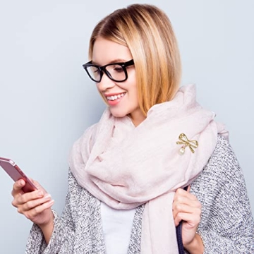 FRIUSATE 15-Piece Pearl Brooch Pins for Women and Girls