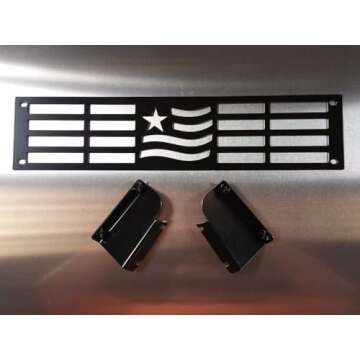 Mountains2Metal Merica Edition Stainless Steel Grille Insert for Chevy Silverado HD