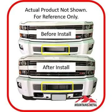 Merica Edition Bumper Grille Insert for Chevy Silverado 2015-2019