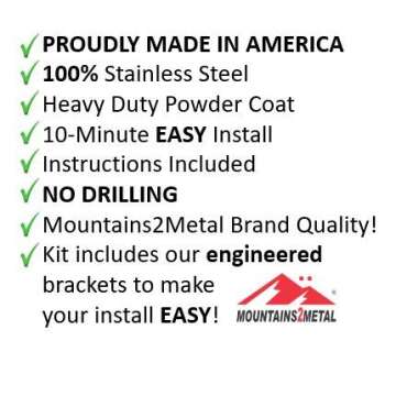 Merica Edition Bumper Grille Insert for Chevy Silverado 2015-2019