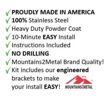 Merica Edition Bumper Grille Insert for Chevy Silverado 2015-2019