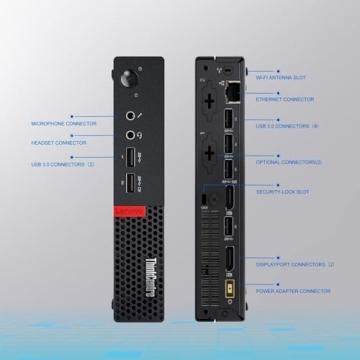Lenovo ThinkCentre M710q Quad Core Mini Desktop PC