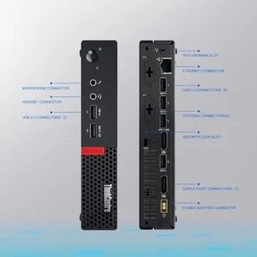 Lenovo ThinkCentre M710q Quad Core Mini Desktop PC