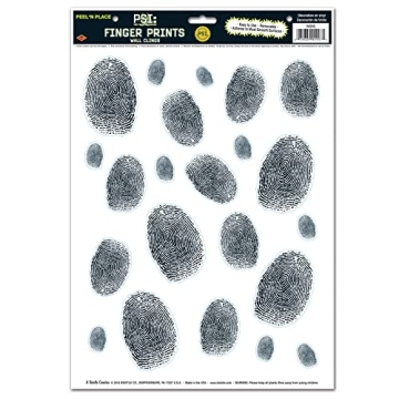 Fun and Versatile Fingerprints Peel 'N Place Stickers