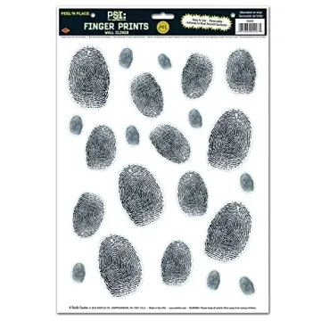 Fun and Versatile Fingerprints Peel 'N Place Stickers