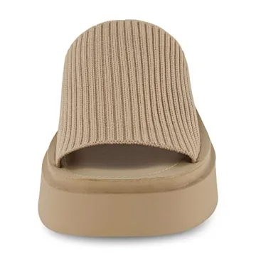 CUSHIONAIRE Women's Stylish Platform Sandal for Comfort