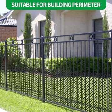 Senershuo Chicken Wire mesh 15.7IN x 10FT Black Plastic mesh Sheet Plant Fence Barrier Chicken Wire Fence Mesh Hexagonal Poultry Mesh Netting Garden Fencing Cat Fencing and Bird Netting