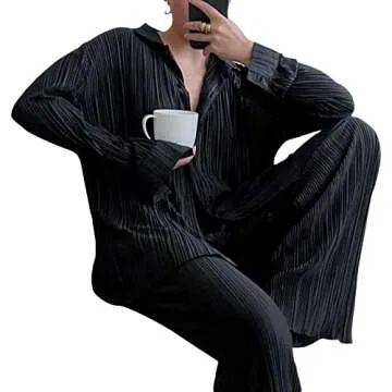 NUFIWI Women Y2K 2 Piece Pants Set for Effortless Style