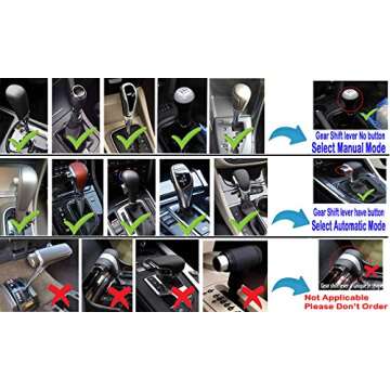 ixiton 3Pcs/Set Fashion Faux Wool Fur Furry Steering Wheel Cover,Short Hair Soft Fluffy Handbrake Co...