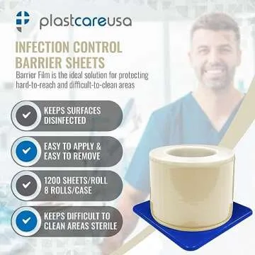 Clear 6.5nm Medical Barrier Film for Tattoo & Dental Use