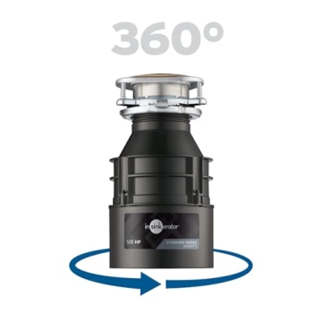 InSinkErator Badger 5 1/2 HP Garbage Disposal - Efficient & Quiet