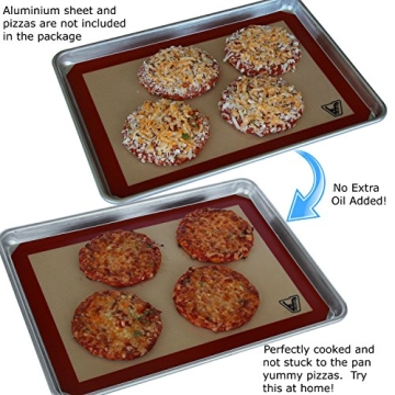 Silicone Baking Mat Set of 3 Non-Stick Large Liners