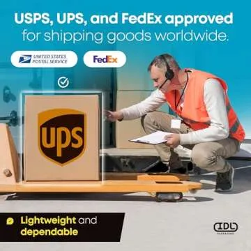 Medium Moving & Shipping Boxes 18 x 12 x 8 inches (5-Pack) - Extra Strength 200 lb vs Regular Box - Corrugated Durable Cardboard Moving Boxes - Packaging Box - Moving Boxes Heavy Duty by IDL Packaging