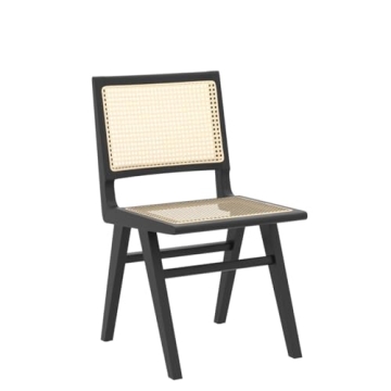 Safavieh Couture Hattie Rattan Dining Chairs Set of 2