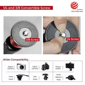 Lightweight IFOOTAGE Cobra 2 A150S Monopod - 59" Adjustable