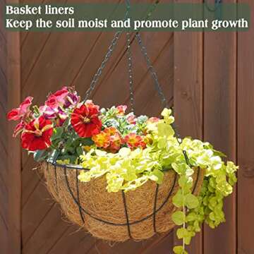 ZeeDix 2 Pack 16 x 118 x 0.28inches Thickened No-Slip Ice and Snow Carpet Mats- Natural Coconut Fiber Carpet for Garden, Front Door, Stairs, Porch Outdoor Safer Walking