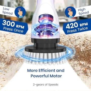 Effortless Cleaning with KEIMI Electric Spin Scrubber