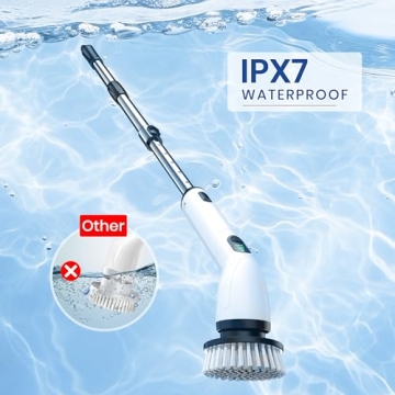 Effortless Cleaning with KEIMI Electric Spin Scrubber