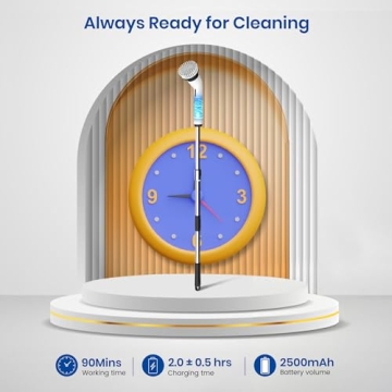 Effortless Cleaning with KEIMI Electric Spin Scrubber