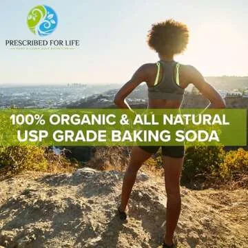 Prescribed For Life, Natural Sodium Bicarbonate (Baking Soda) Powder, 1 Lb Pouch