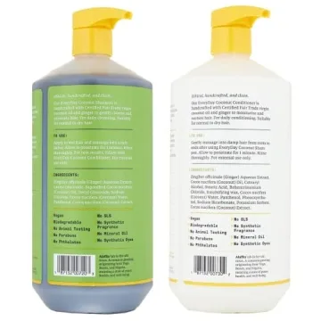 Alaffia Coconut Shampoo & Conditioner for Healthy Hair