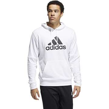 Adidas Men's Hooded Sweatshirt - Comfort Meets Style