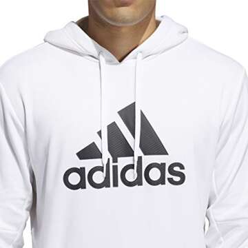 Adidas Men's Hooded Sweatshirt - Comfort Meets Style