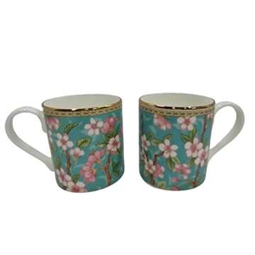 Roy Kirkham Cherry Blossom Mug Set - Elegant Design for Tea & Coffee Lovers