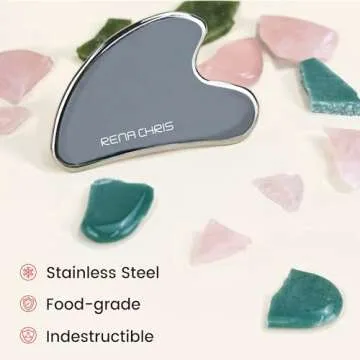Rena Chris Gua Sha Facial Tools for Sculpting and Relaxation