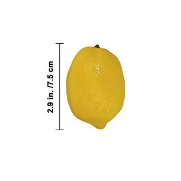 Winlyn 28 PCS Artificial Lemons and Limes, Fake Fruit Lemons Artificial Lifelike Simulation Lemon fo...
