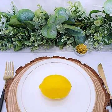 Winlyn 28 PCS Artificial Lemons - Lifelike Decoration