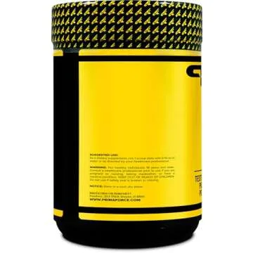 PrimaForce L-Citrulline Malate Powder, Unflavored Pre Workout Supplement, 500 grams - Energy Support, Aids Recovery, Enhances Strength Performance – Vegan, Non-GMO