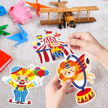 3sscha Circus Carnival Craft Kit for Creative Kids