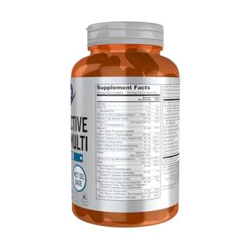 NOW Foods Sports Nutrition, Men's Extreme Sports Multi with Free-Form Amino Acids, ZMA®, Tribulus, ...